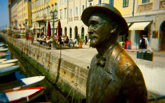 James Joyce statue in Trieste, Italy.