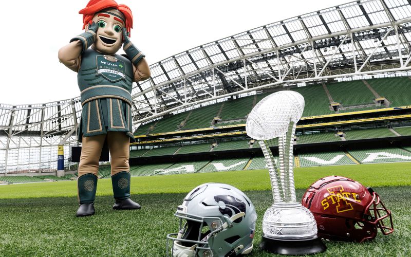 Dublin hosts American college football's 'Farmageddon' rivalry - all you need to know