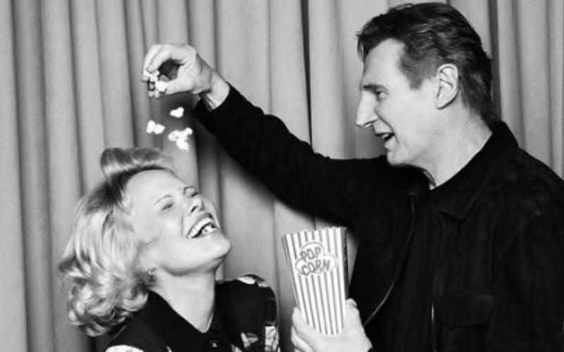 Pamela Anderson breaks her silence on Liam Neeson romance rumors