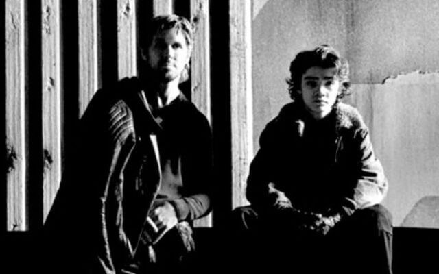 Ryan Gosling and Flynn Gray on set for \"Star Wars: Starfighter.\"