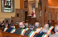 Irish language Mass returns to Woodlawn with Hibernians, Gaelic groups, and community pride