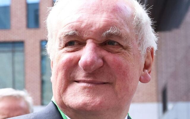 Bertie Ahern, former Taoiseach and former leader of Fianna Fail.
