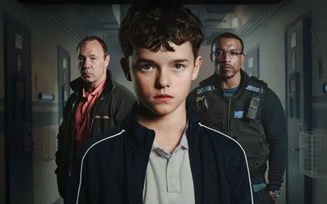 Stephen Graham, Owen Cooper and Ashley Walters stars of \"Adolescence\".