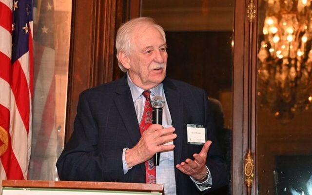 Bruce Morrison, the keynote speaker at IrishCentral\'s 2024 Legal Elite Awards.