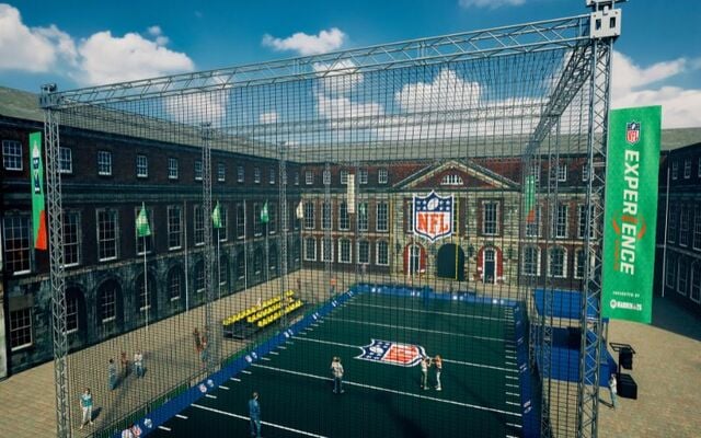 The NFL Experience Dublin, presented by EA SPORTS™ Madden NFL, will take place in the iconic surroundings of Dublin Castle.