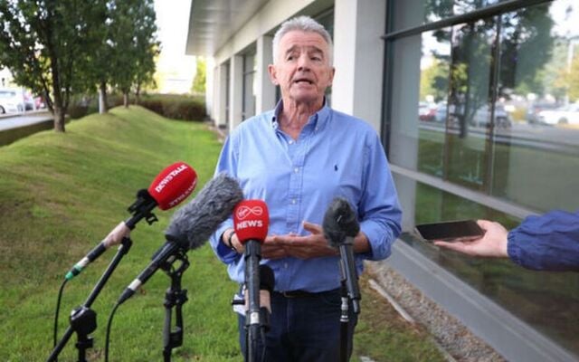 Owner of the Irish airline, Ryanair, Michael O\'Leary.