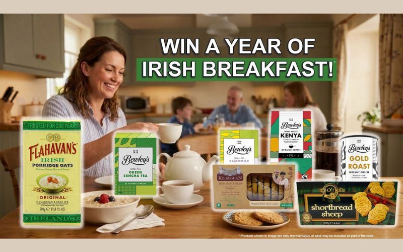 Win a year of Irish breakfasts as Bewley's puts the full Irish pantry up for grabs