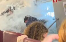Viral video captures chaotic moment seawater bursts through door on Aran Islands ferry