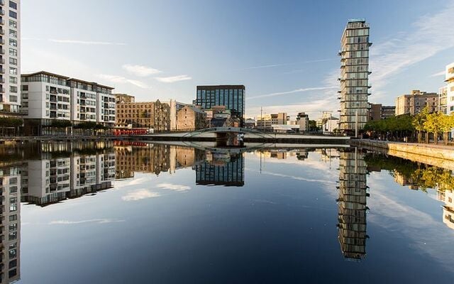 The Grand Canal Docks, in Dublin.