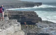 Ohio man gripped rescue rope in his teeth as waves pounded Aran Islands ledge