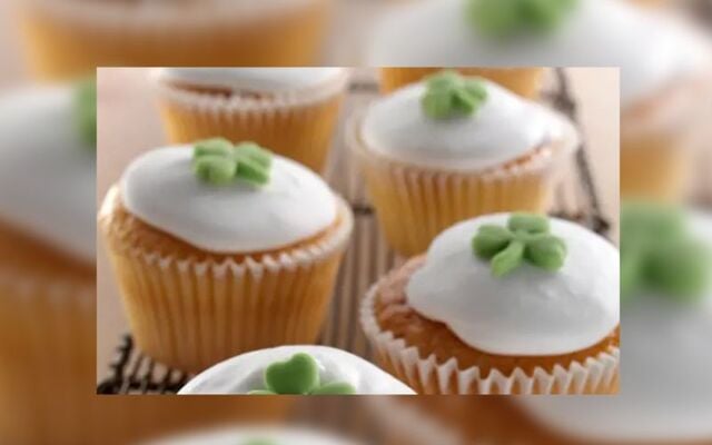 Shamrock cupcakes
