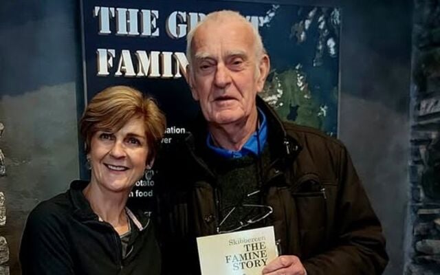 Kevin Lee with his wife Eleanor at a Skibereen Heritage Center, Cork, event.