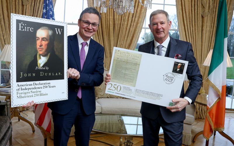 New Irish stamp celebrates Co Tyrone printer of American Declaration of Independence