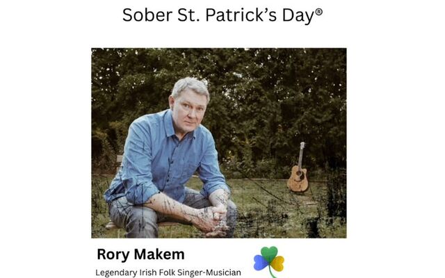 Beloved Irish singer Rory Makem set to perform at the 2026 Sober St. Patrick\'s Day 2026 event.