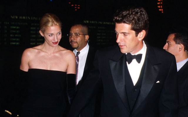 Carolyn Bessette and John F. Kennedy, Jr. 