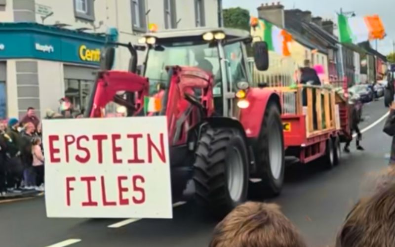 Co Mayo town's "Epstein Files" St. Patrick's Day float condemned