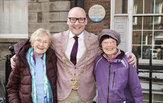 Plaque unveiled to mark birth place of Harry Clarke, Irish stained glass artist & illustrator