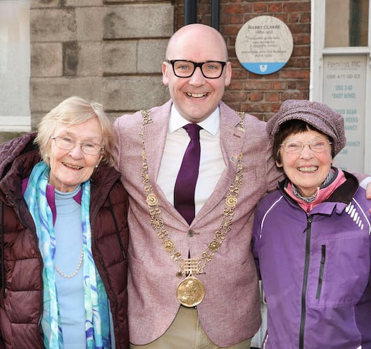 Plaque unveiled to mark birth place of Harry Clarke, Irish stained glass artist & illustrator