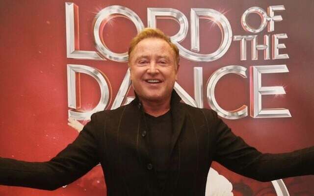 September 24, 2025: Michael Flatley at a press conference in the Gibson Hotel in Dublin, announcing details of the 30th anniversary celebrations of Lord of the Dance.
