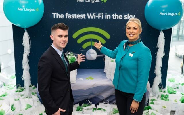 Aer Lingus first Starlink flight.