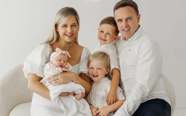 Sharon Ball and her family.