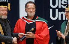 Belfast welcomes Arnold Schwarzenegger back as he receives honorary degree