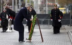 Catherine Connolly lays wreath to commemorate 1916 Easter Rising