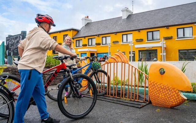 Ted\'s Pub, Great Western Greenway, in County Mayo.