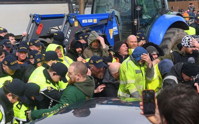 Scenes from the Whitgate Oil Refinery fuel protests on Saturday, 11 April 2026. 