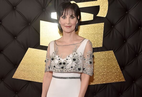 Enya photographed at the 2017 Grammy Awards.