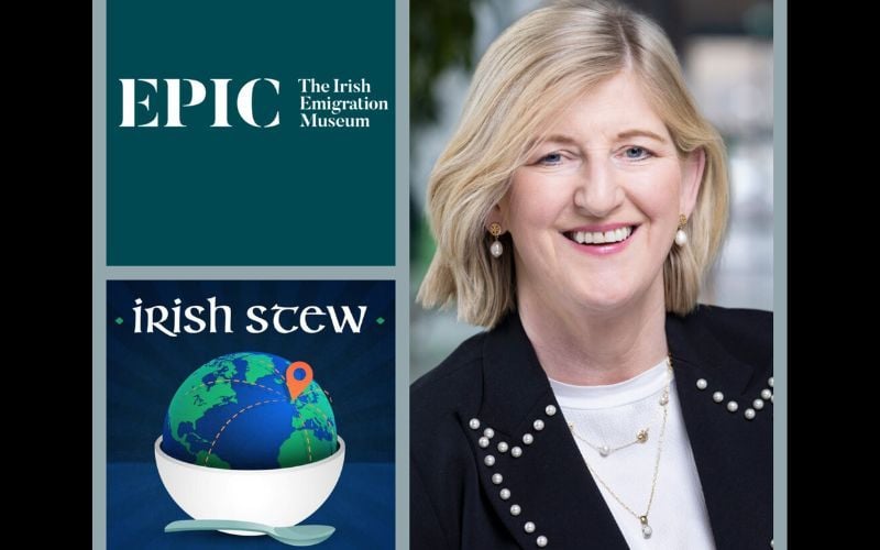 LISTEN: Aileesh Carew of Dublin's EPIC Museum chats with Irish Stew Podcast in Philadelphia