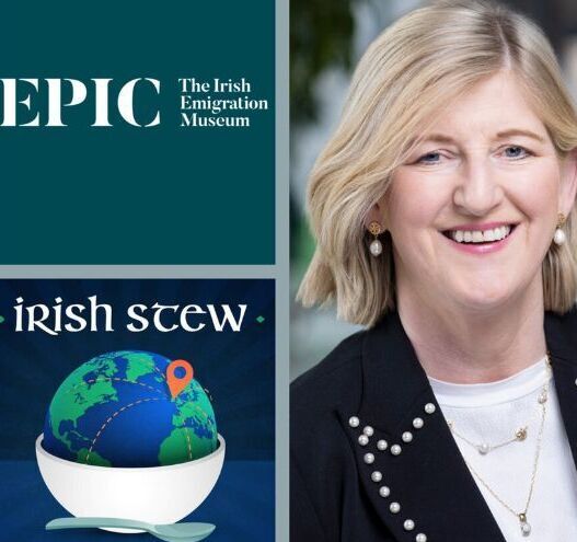 LISTEN: Aileesh Carew of Dublin's EPIC Museum chats with Irish Stew Podcast in Philadelphia