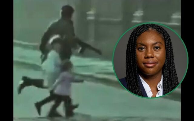 Bloody Sunday footage was used in Kemi Badenoch\'s video message urging support for British veterans.