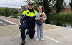 Irish police officer lauded after diving into canal to save five-year-old girl