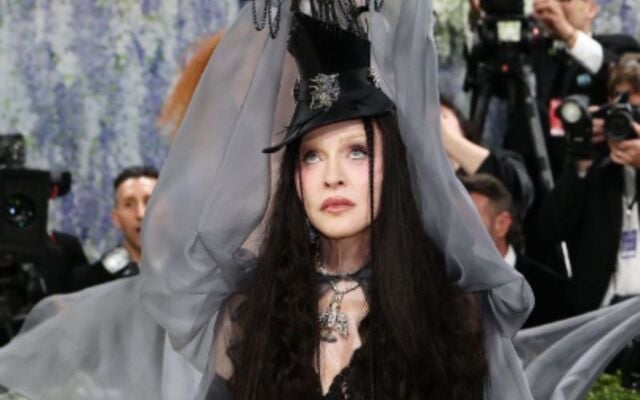 Madonna at the 2026 Met Gala, celebrating \"Costume Art\" at the Metropolitan Museum of Art. 