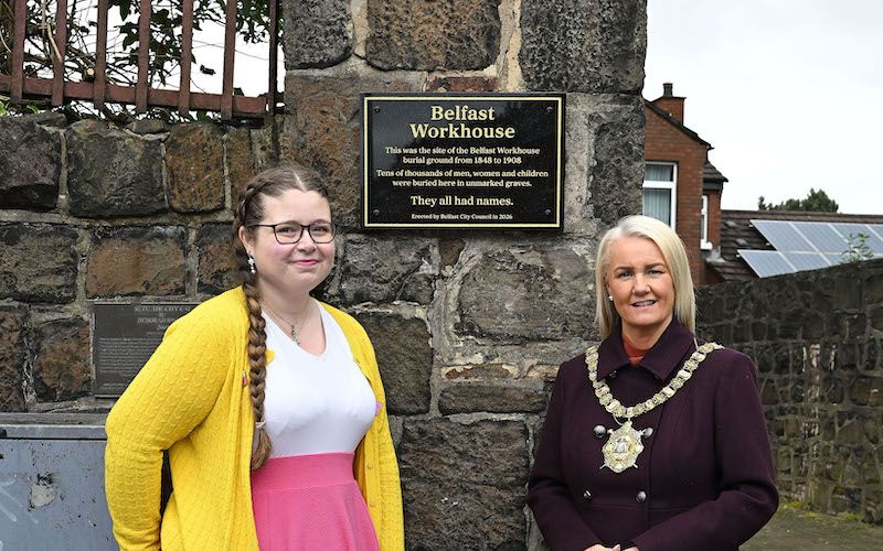 Belfast City Council marks hidden burial ground from former Belfast Workhouse