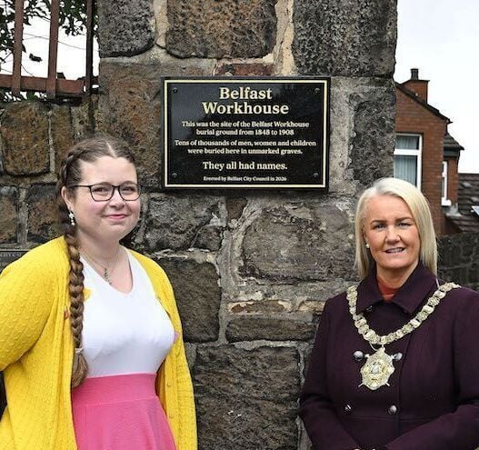 Belfast City Council marks hidden burial ground from former Belfast Workhouse
