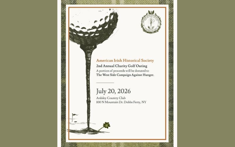 American Irish Historical Society tees up for Second Annual Golf Outing and Dinner