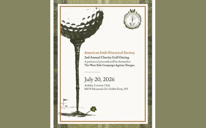 American Irish Historical Society tees up for Second Annual Golf Outing and Dinner