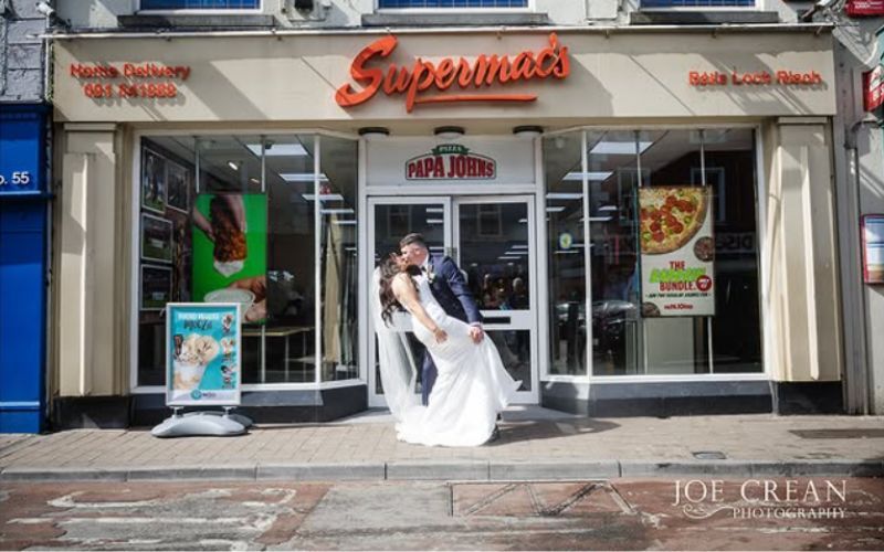 Newlyweds return to Supermacs where their love story began