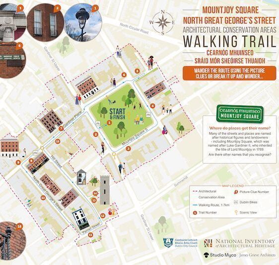 New walking trails celebrate Dublin City’s architectural heritage