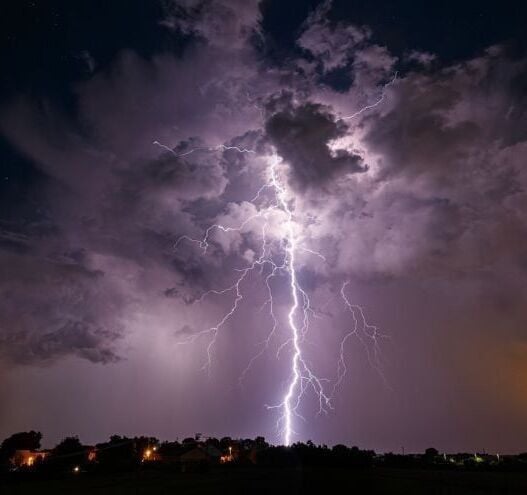Country to cool down after intense storms — as TORNADO spotted