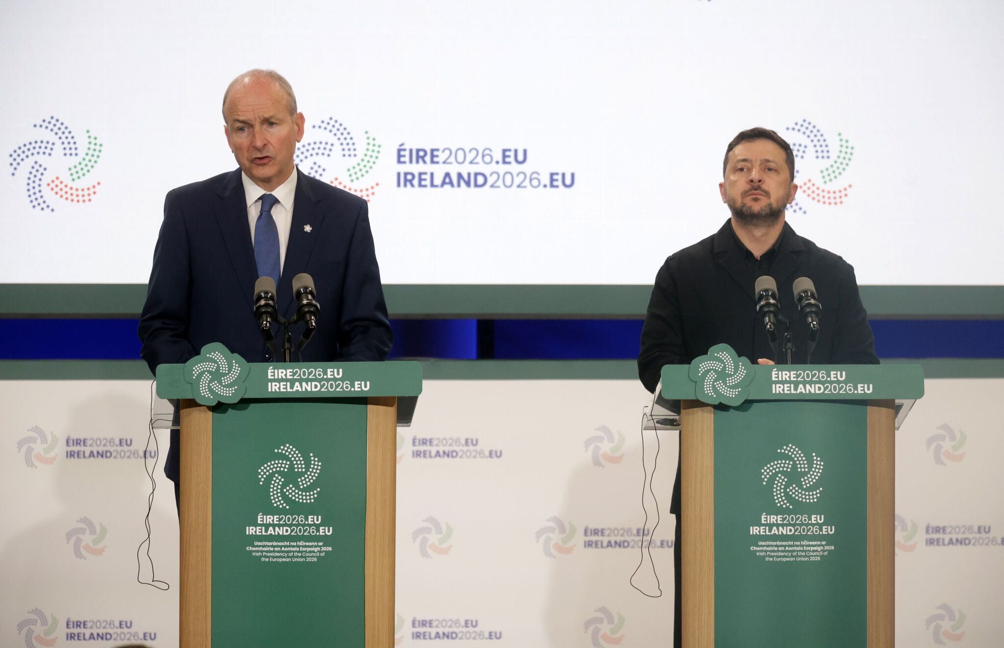 Ireland steps into EU spotlight as six-month presidency launches with Zelenskyy in attendance