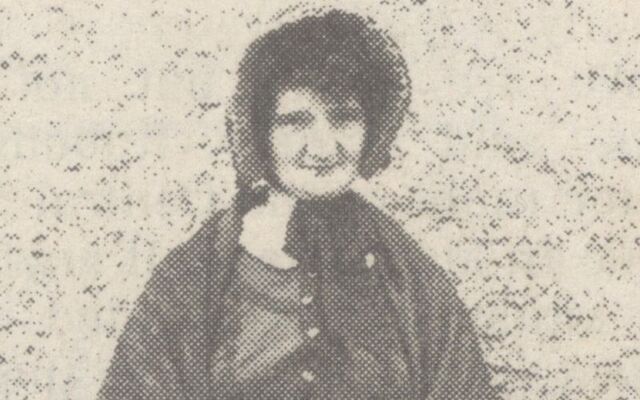 Bridie Landers in her period costume.