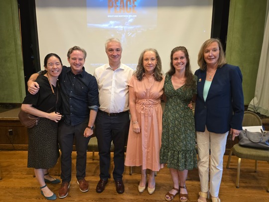 L-R Hyun Joo, Rory Duffy, Consul General, Gerard Angley, Loretto Leary and Eilish Collins MainLeary