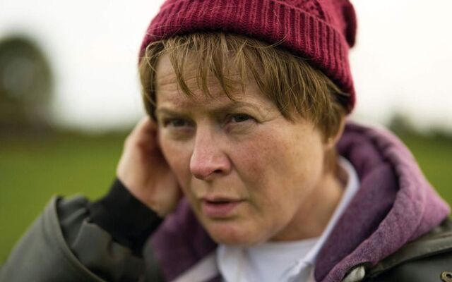 Monica Dolan as Catherine Coreless in \"The Lost Children of Tuam\".