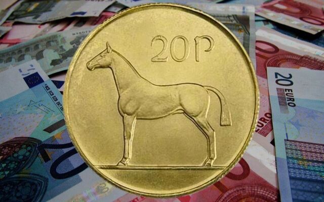 Just 500 examples of the Irish 20p coin were struck by the Central Bank as trials.
