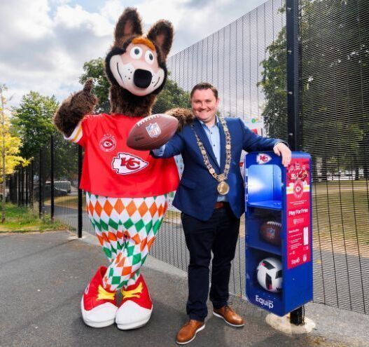 Dubliners can access free American footballs thanks to the Kansas City Chiefs
