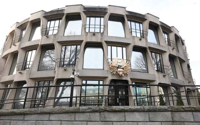 Embassy of the United States of America in Ballsbridge, Dublin, pictured here in 2023.