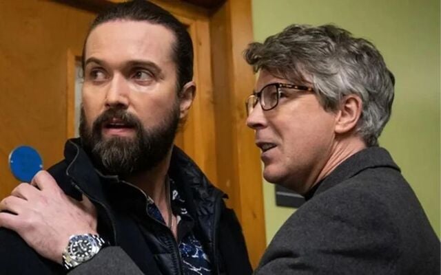 Emmet J Scanlan and Aidan Gillen in \"KIN\".
